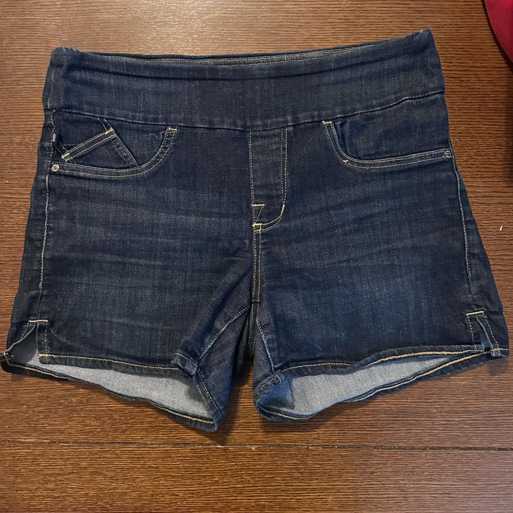 Rock & Republic Indigo Denim Shorts elastic waist